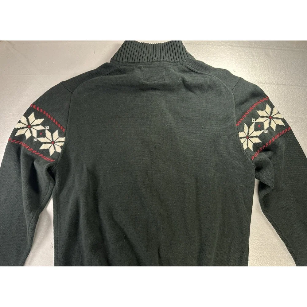 NWT Weatherproof Vintage The Holiday Sweater Mens Large 1/4 Zip‎ Pullover